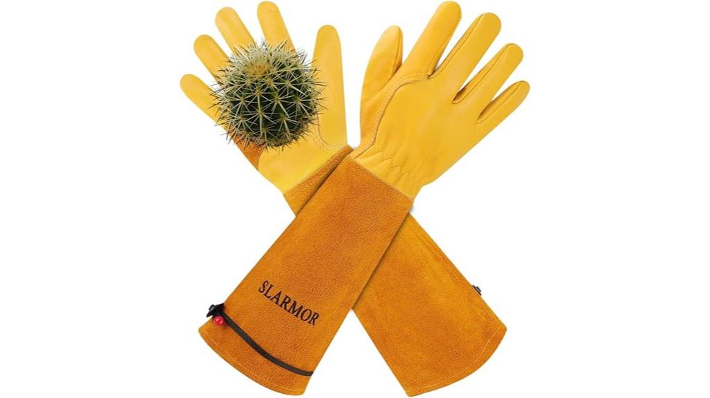 heavy duty thorn proof gardening gloves