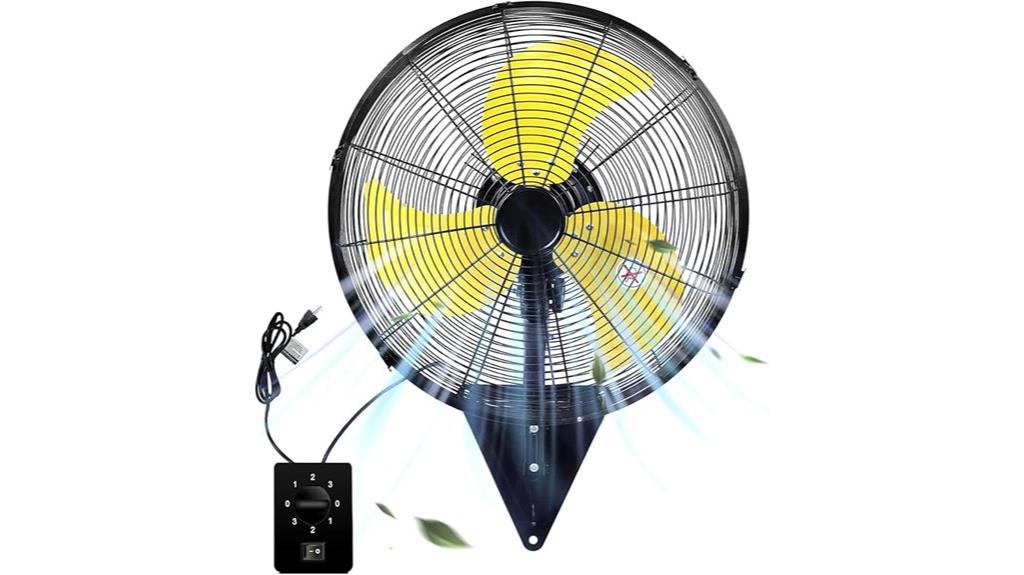 heavy duty wall fan