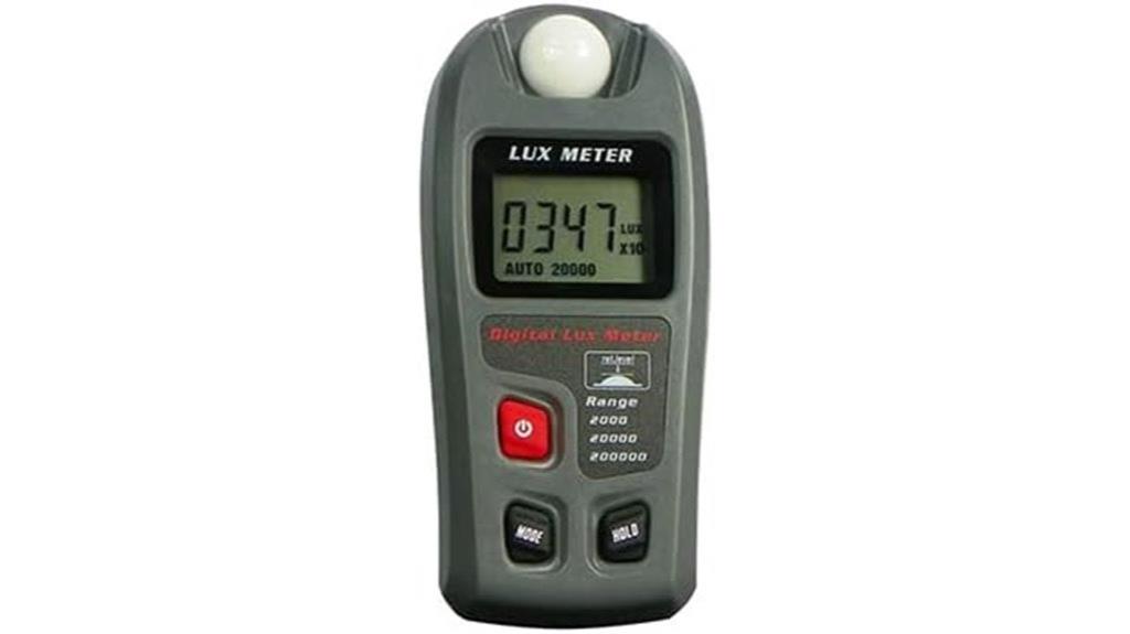 high range digital luxmeter