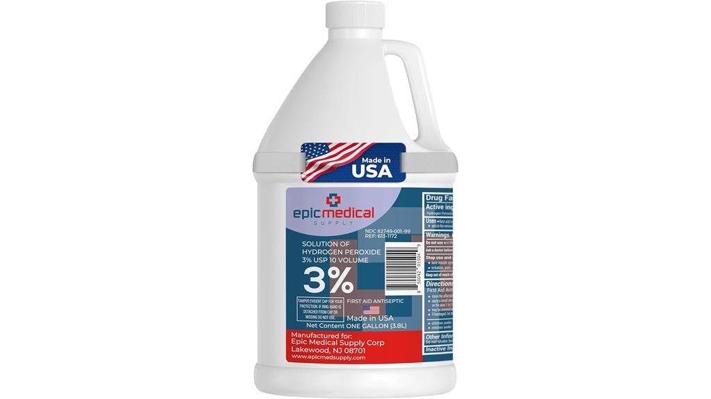 hydrogen peroxide one gallon
