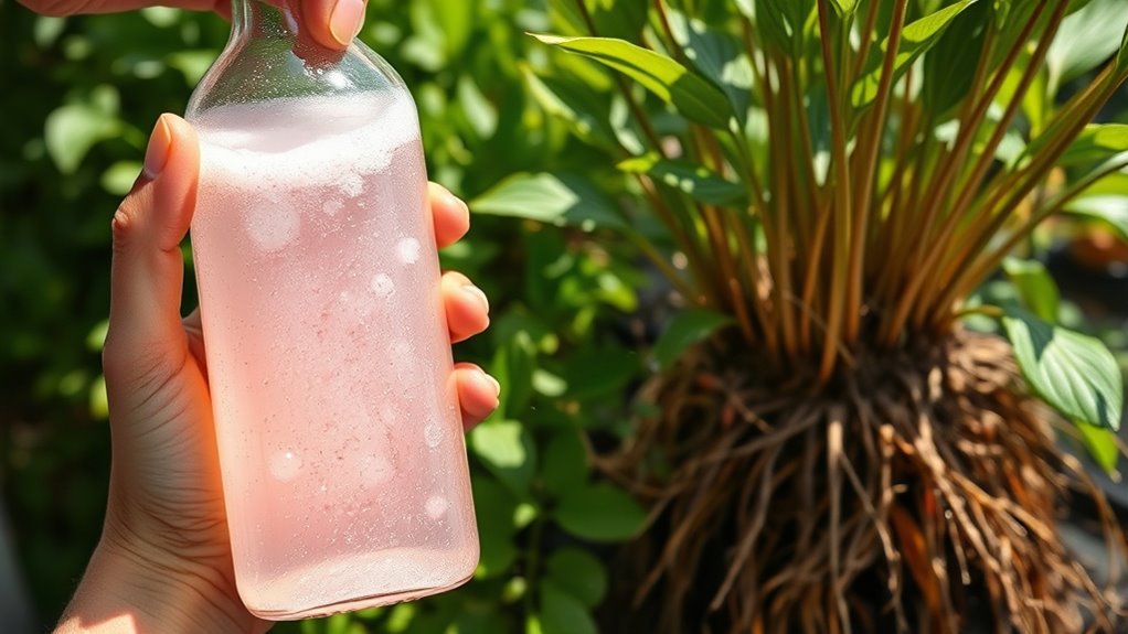 hydrogen peroxide plant treatment