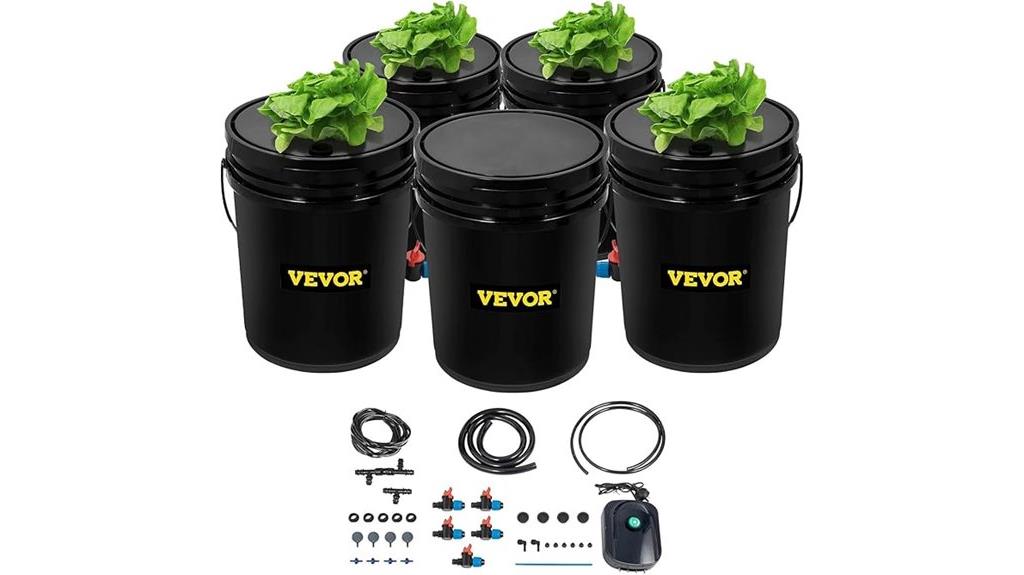 hydroponic 5 gallon system