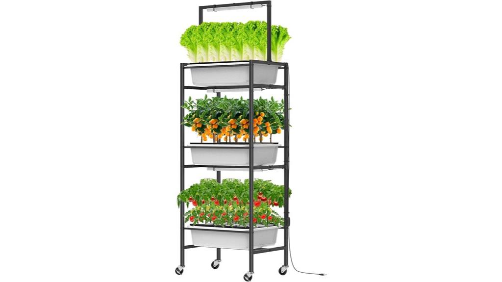 hydroponic kit with 60 pods