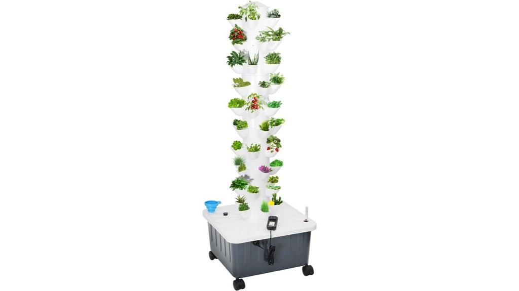 hydroponic tower growing kit
