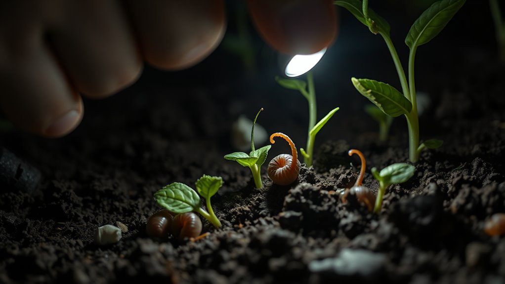 identify and monitor cutworm damage