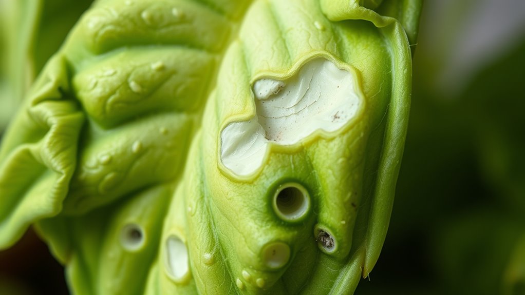identify and treat leaf miner damage