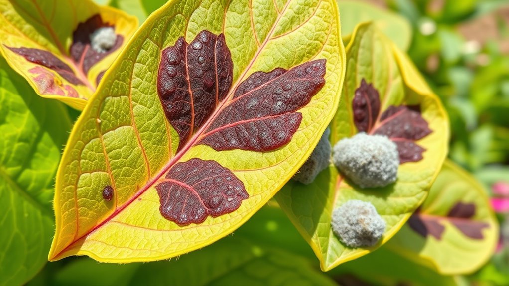 identify plant stress signs