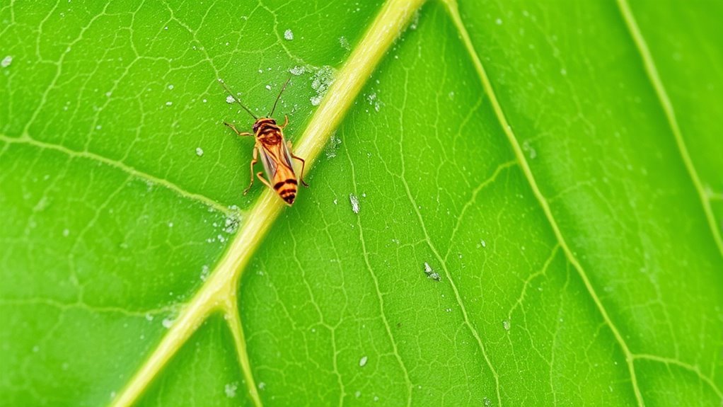 identify thrips leaf damage
