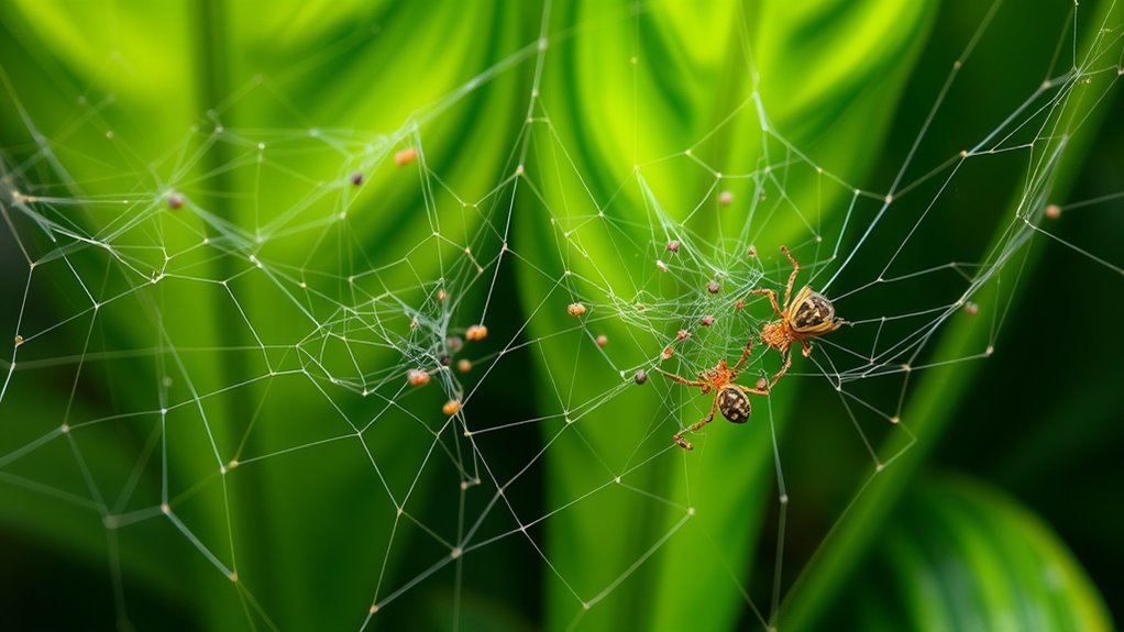 identify tiny webbing signs