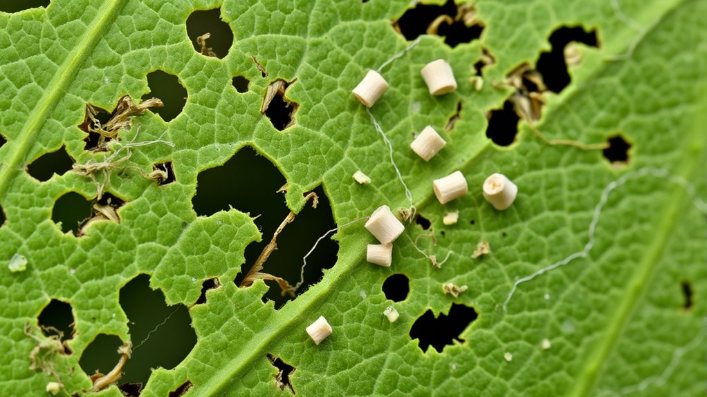 identifying caterpillar damage patterns
