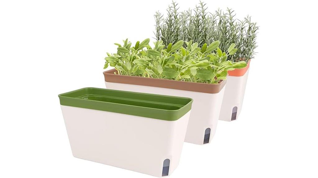 indoor herb planter set