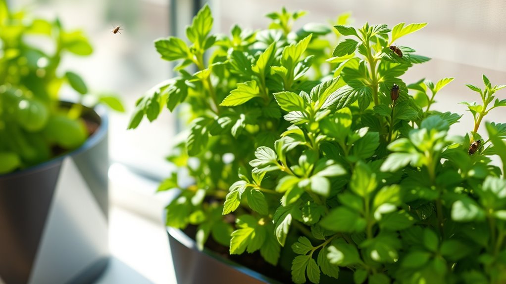 indoor herb whitefly prevention