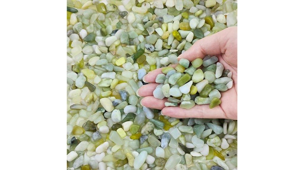 indoor jade pebble set