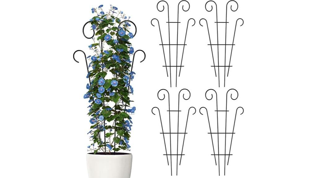 indoor metal plant support