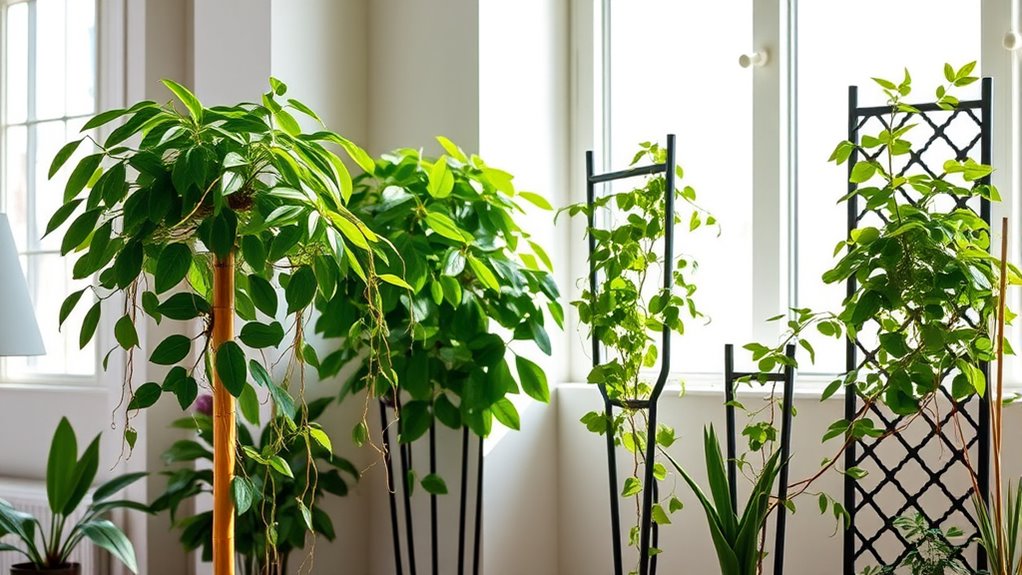 indoor plant support stakes