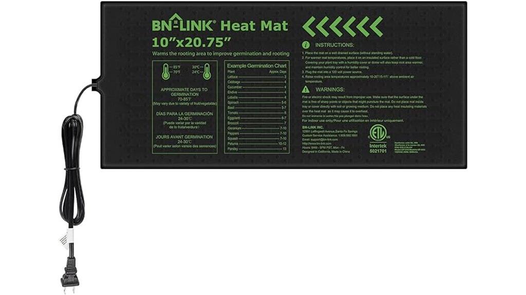 indoor seedling heating mat