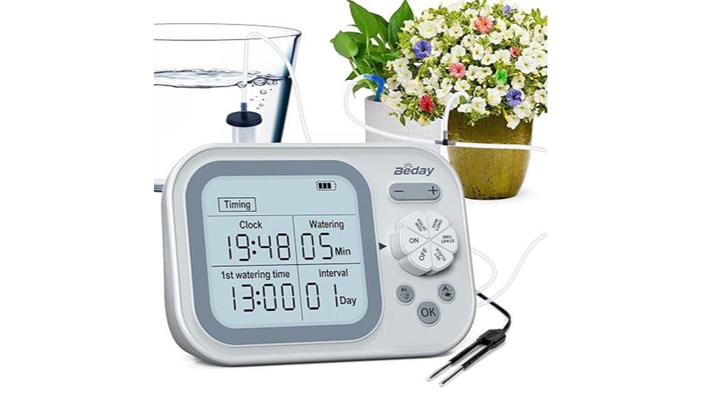 indoor self watering plant system