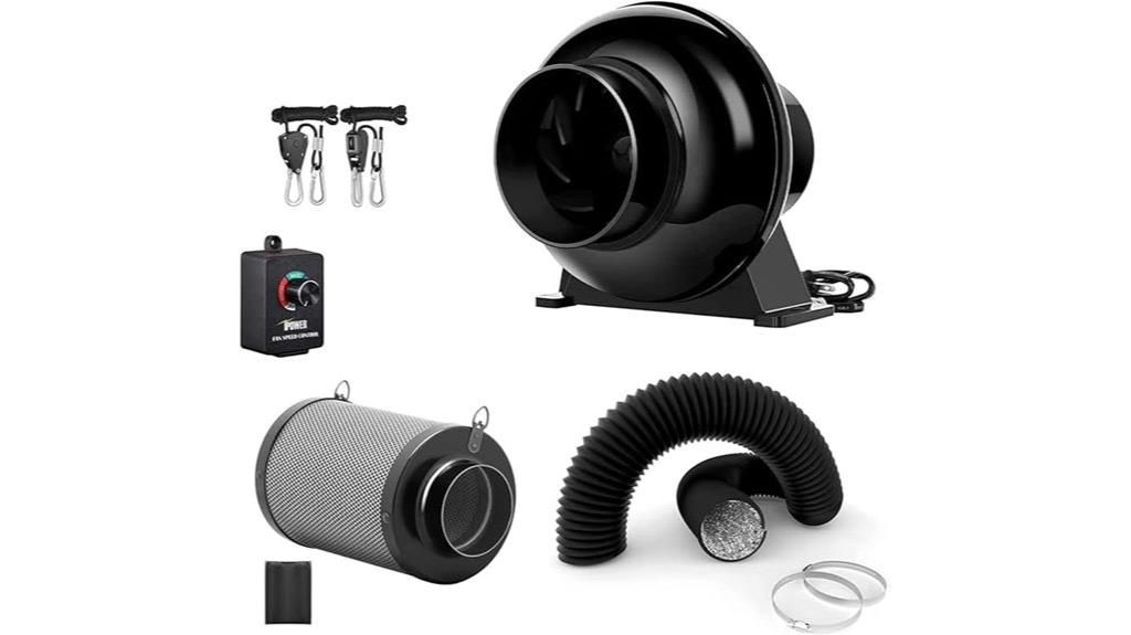 inline fan with filter
