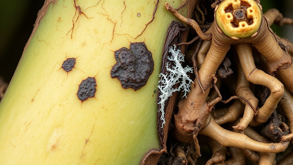 inspect roots and improve soil