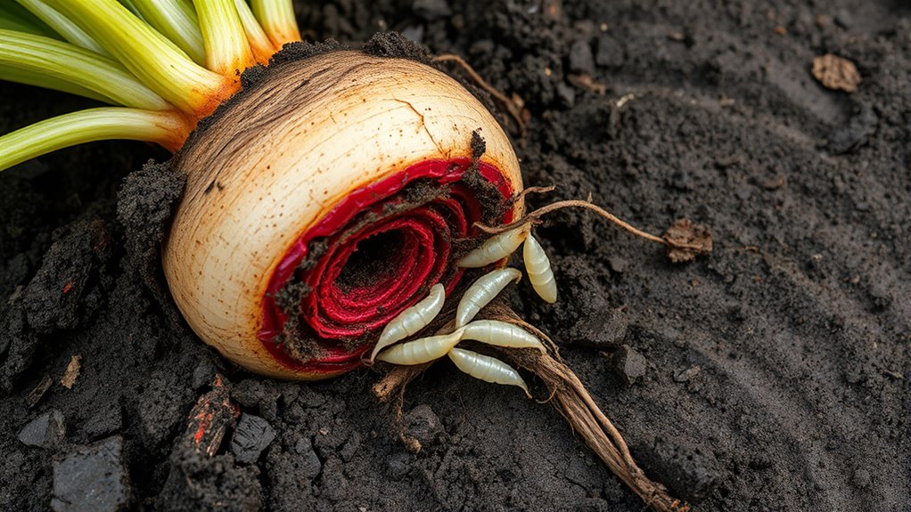 inspect soil regularly for pests