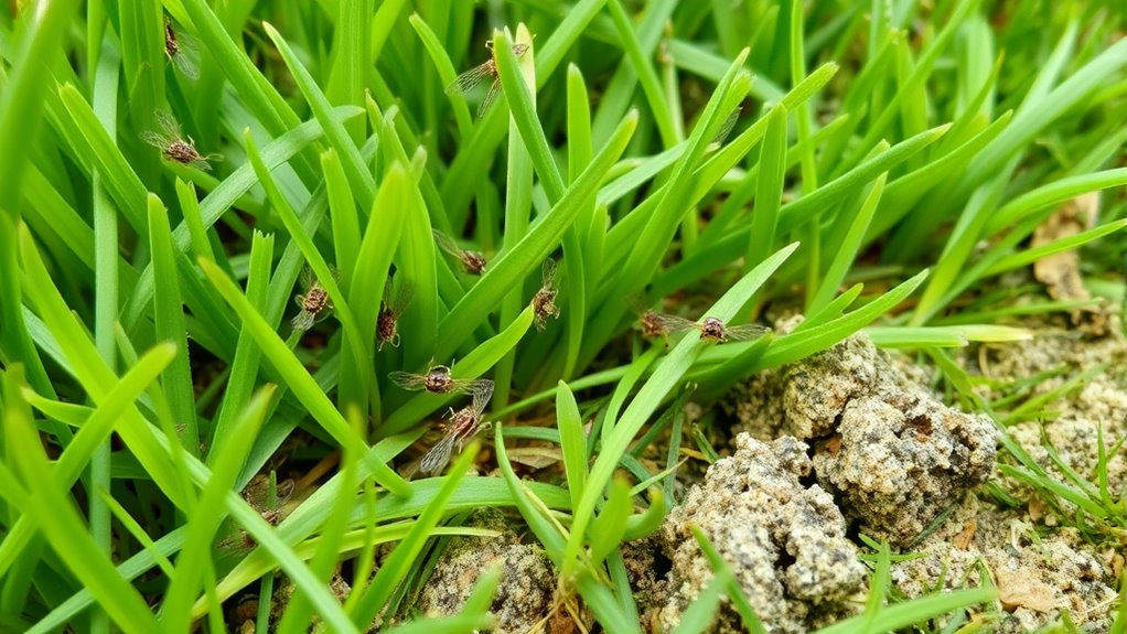 inspect turf for chinch bugs