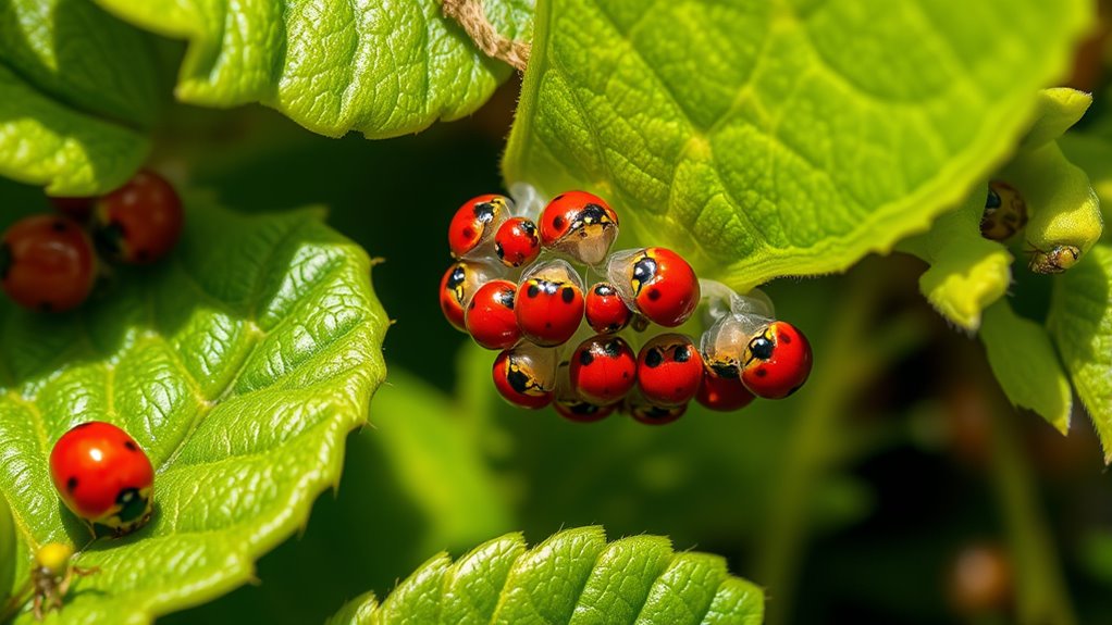 lady beetle emergence and behavior