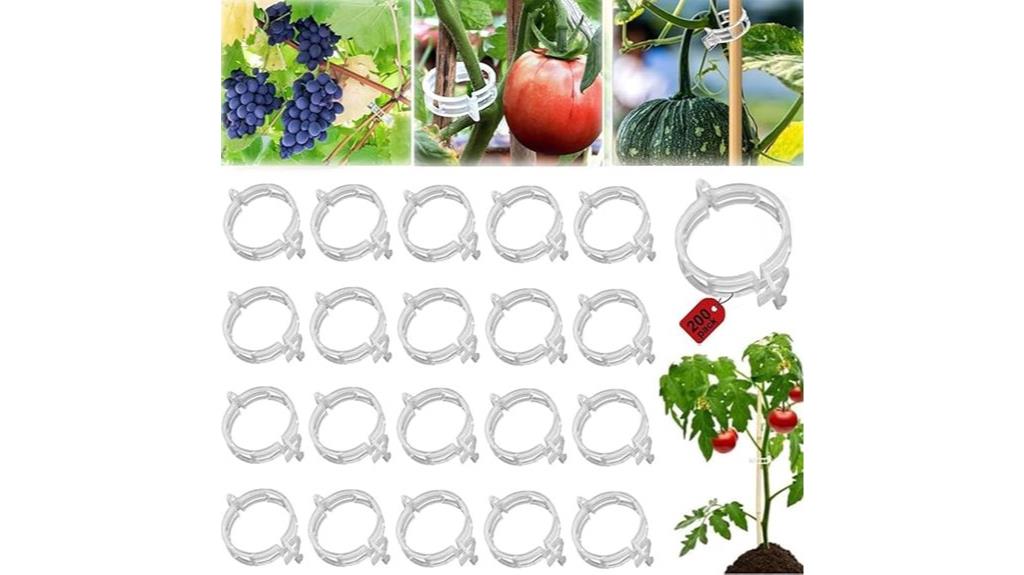 large pack of plant clips