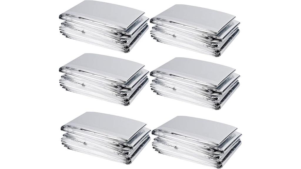 large silver reflective wrap