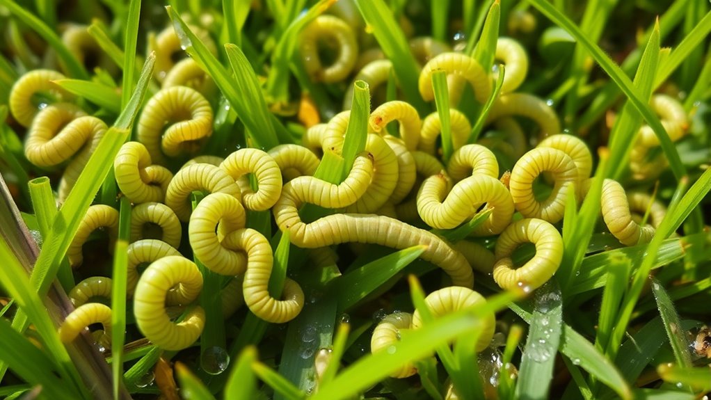 larvae size and stages