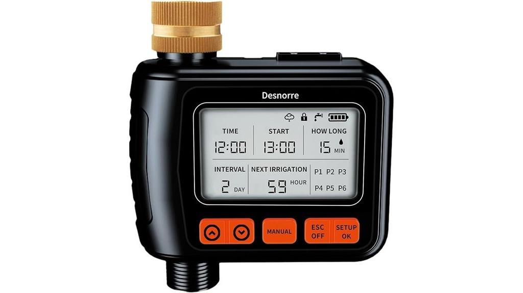 lcd rain sensor timer