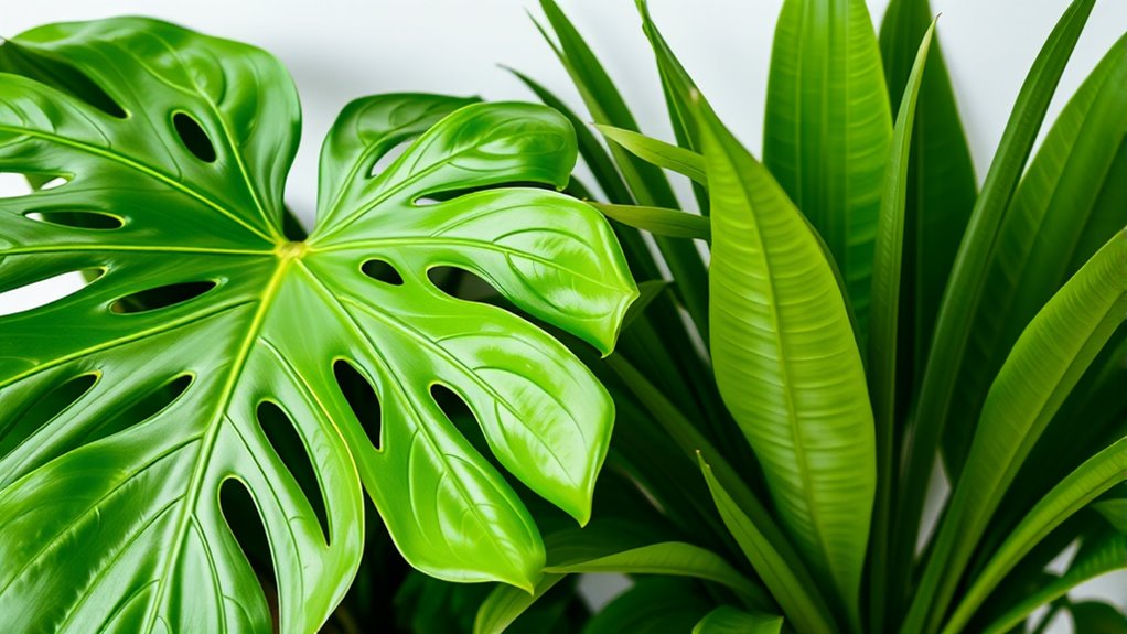 leaf size shape differences