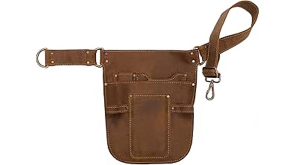 leather garden tool belt