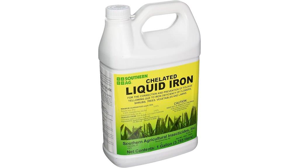 liquid iron fertilizer gallon