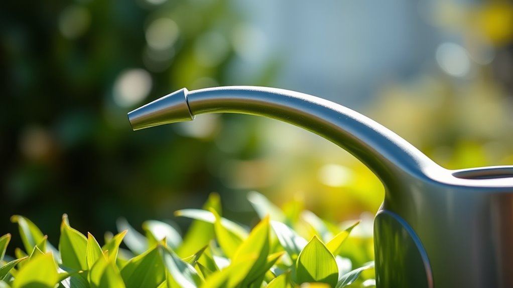 long spout watering considerations