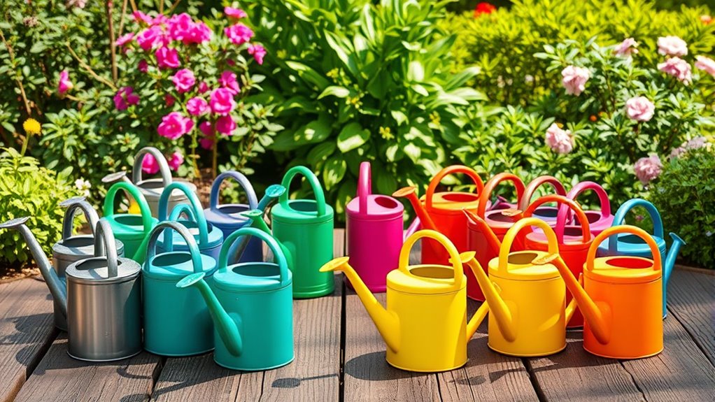long spouted watering cans