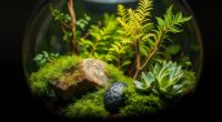 low light glass terrarium plants