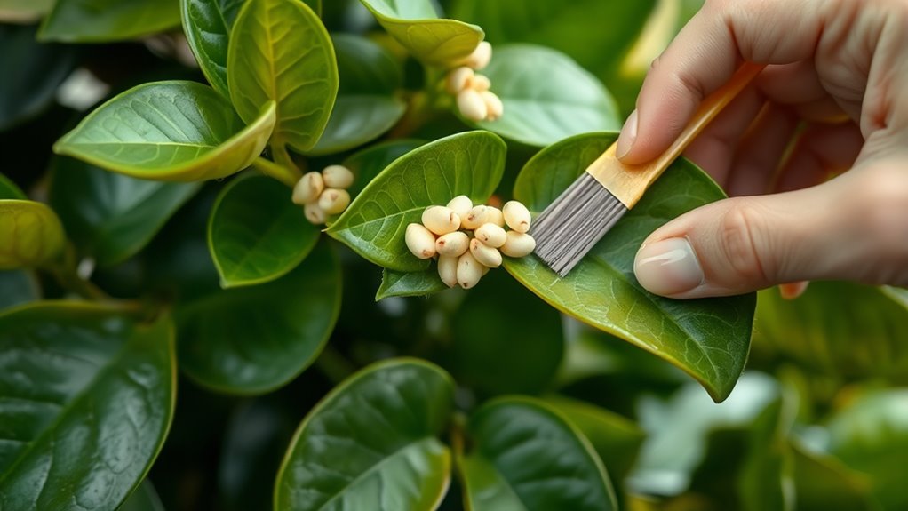 manual scale insect removal