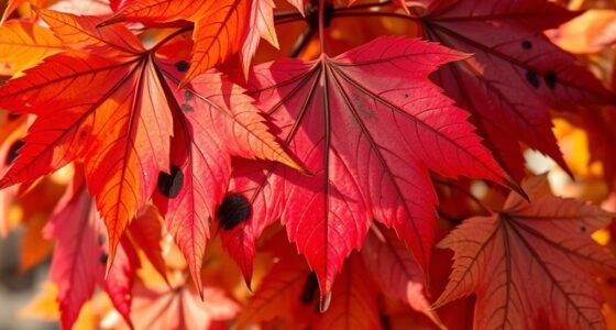 maple leaves browning causes