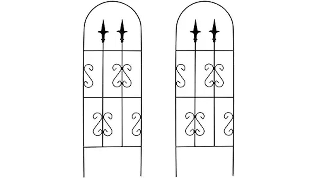metal garden trellis arch