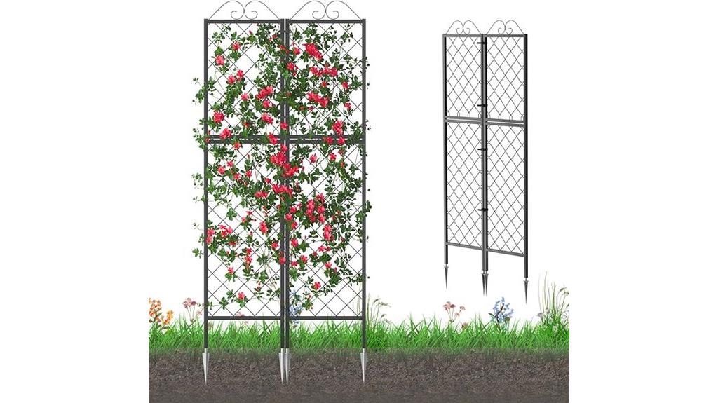 metal garden trellises pack