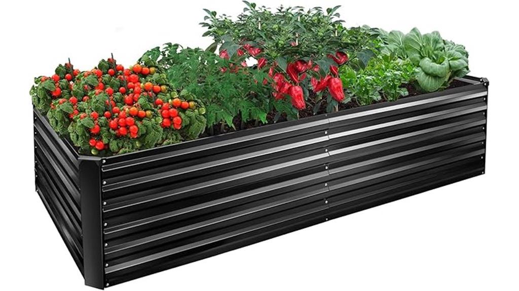 metal raised garden bed