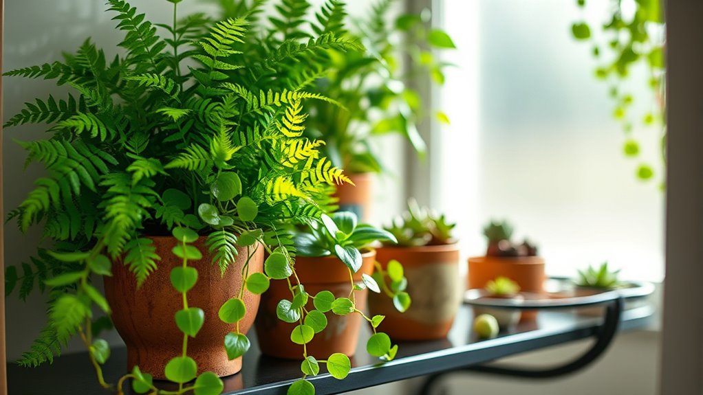 miniature humidity loving bathroom plants
