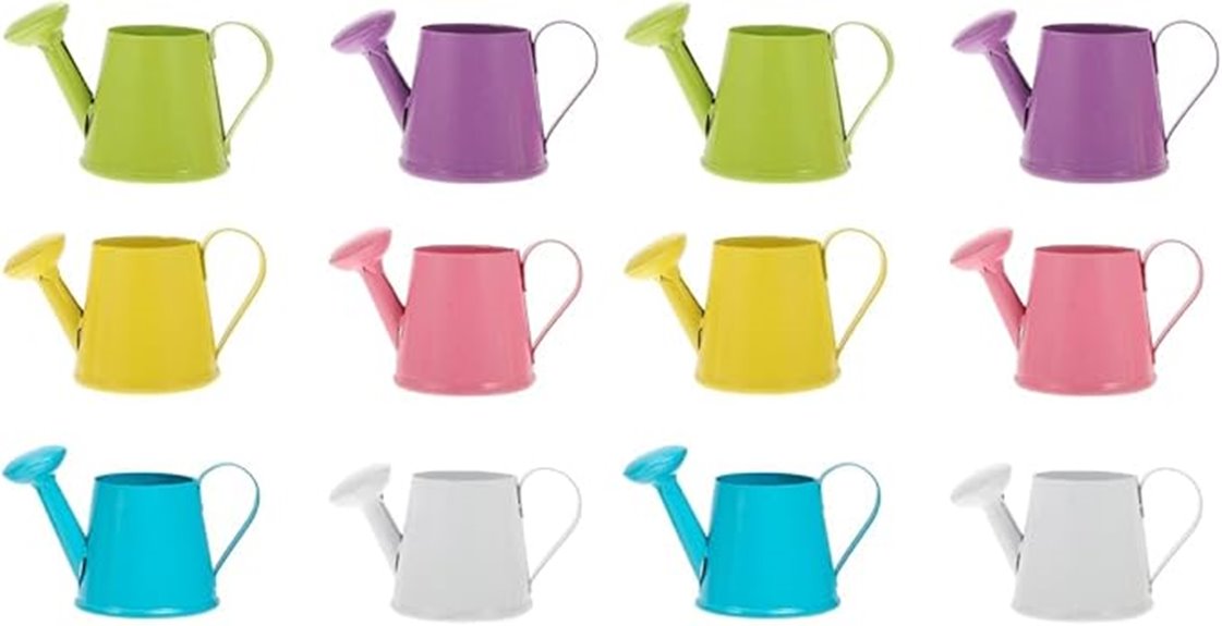 miniature metal watering can