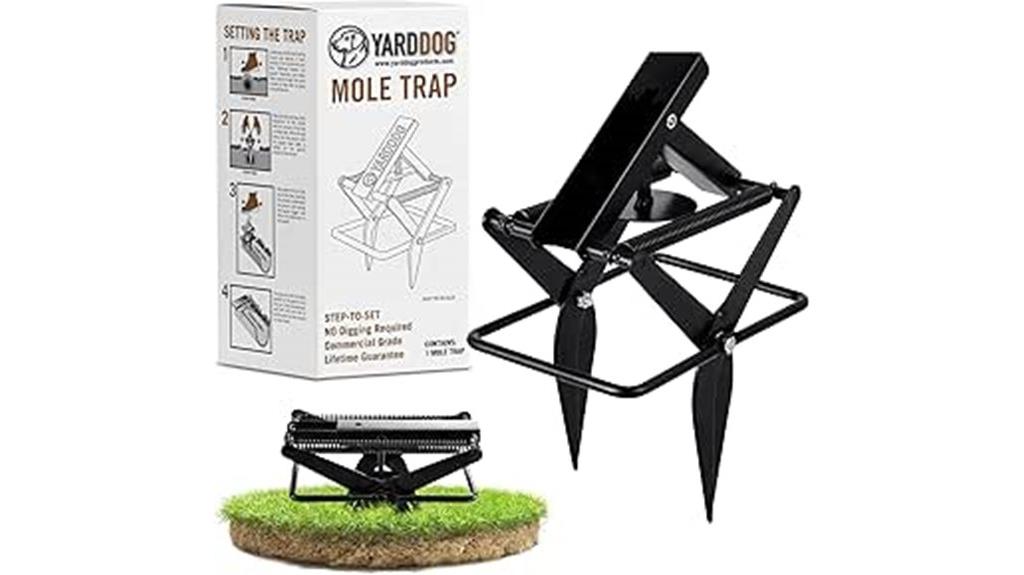 mole ground trap device