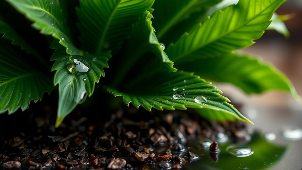 monitor soil moisture regularly