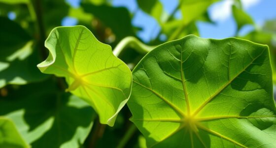 morning leaves droop