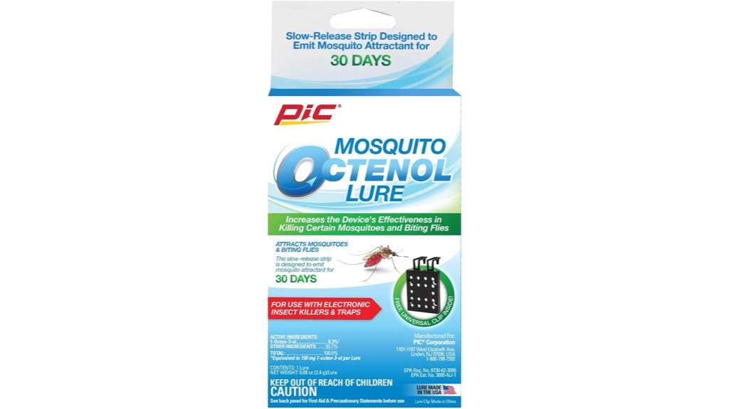 mosquito lure with octenol