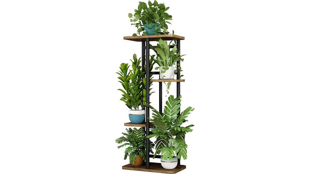 multi tier indoor plant stand