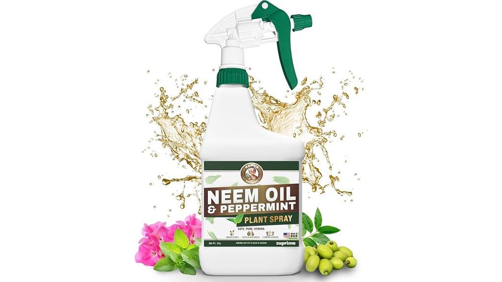 neem and peppermint spray