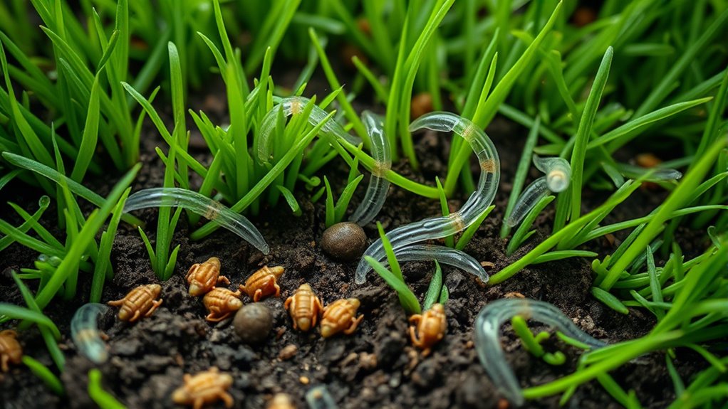nematodes target grub stages
